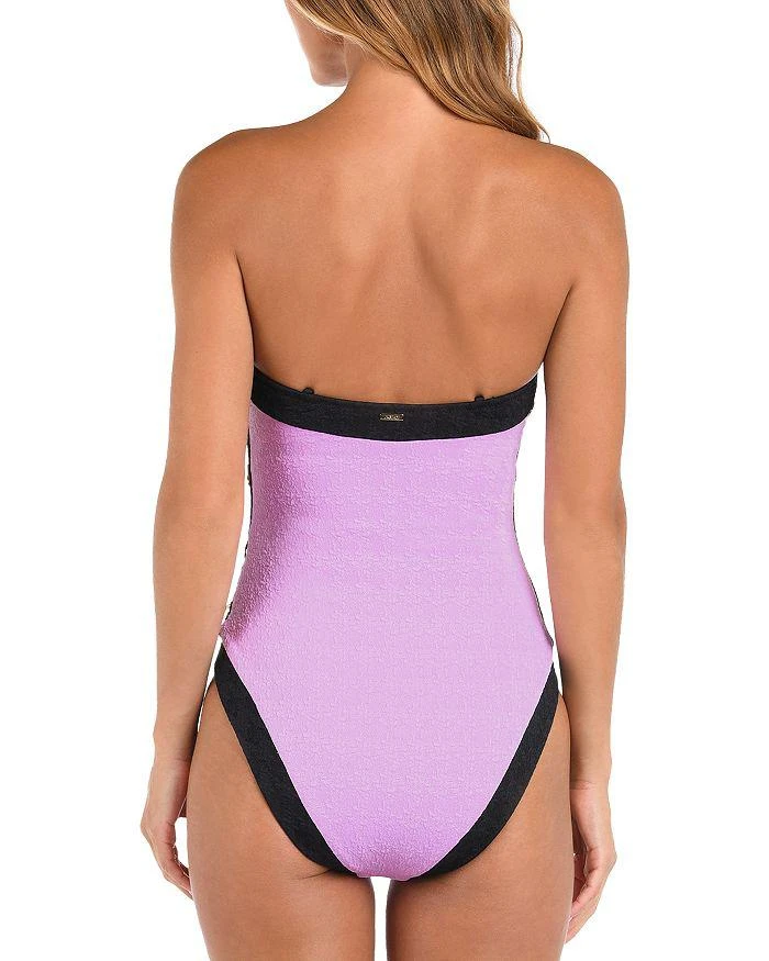 L'Agence Tory Bandeau One Piece Swimsuit 3
