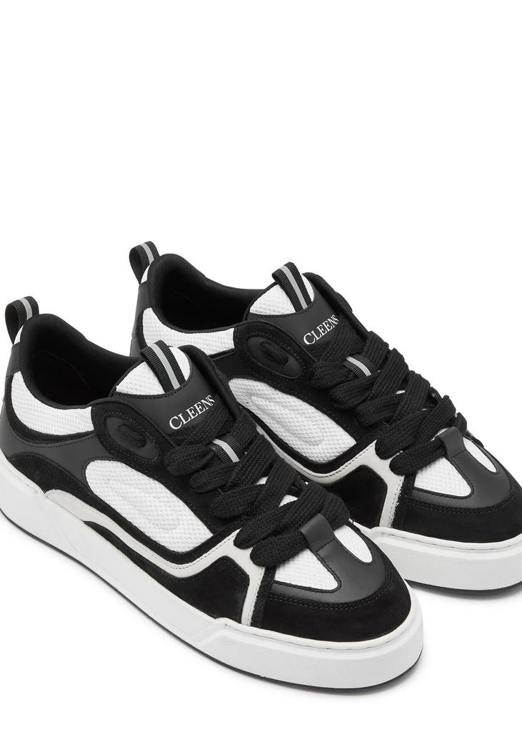 CLEENS Essential Skate panelled mesh sneakers 3