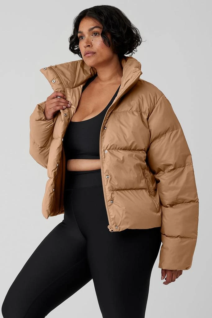 Alo Yoga Gold Rush Puffer - Toasted Almond 8