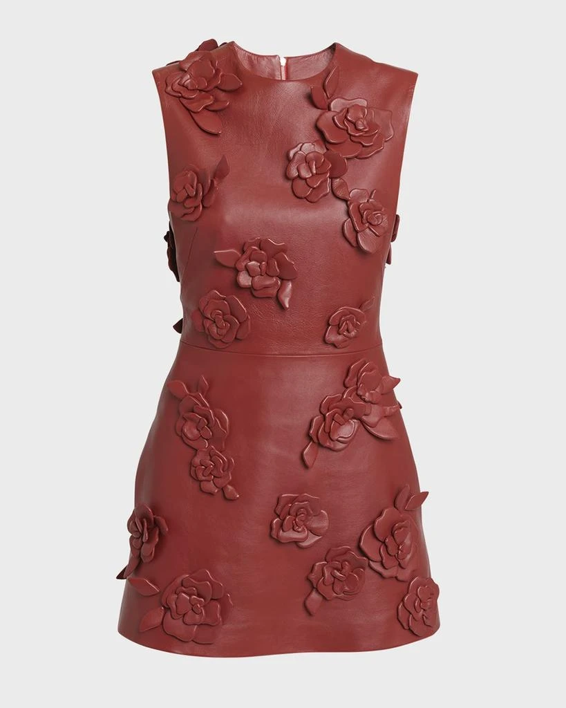 Shop Flower-Applique Sleeveless Nappa Leather Mini Dress on Sale at  BeyondStyle  Get 56% Off Flower-Applique Sleeveless Nappa Leather Mini  Dress with Limited-Time Flash Deals, Exclusive Discounts, and Special  Offers. Enjoy Unbeatable