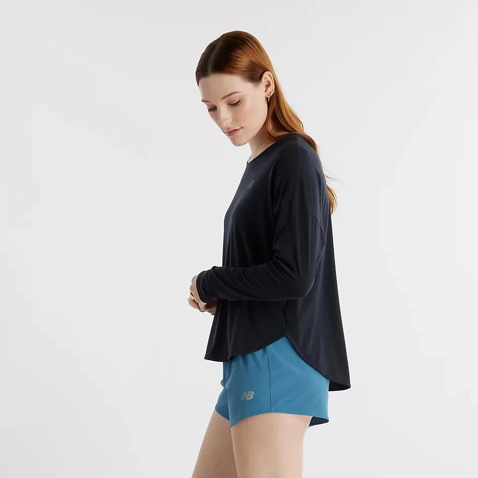 New Balance Drapey Jersey Long Sleeve T-Shirt 2