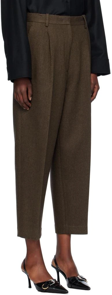 Helmut Lang Brown Zoot Trousers 2