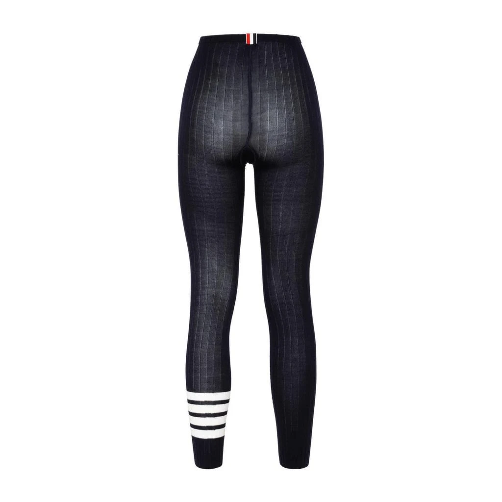 Thom Browne Thom Browne 4-Bar Striped Ribbed Tights 2