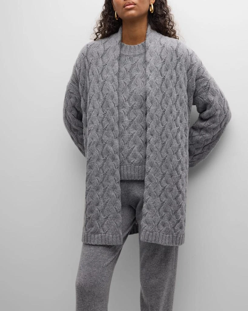 TSE Cashmere Cashmere Oversized Cable-Knit Cardigan 7