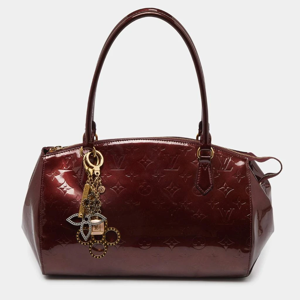 Louis Vuitton Louis Vuitton Rouge Fauviste Monogram Vernis Sherwood GM Bag 1
