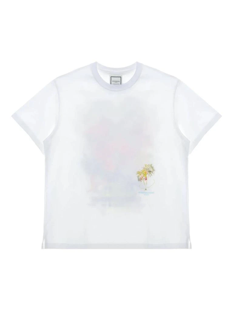 Wooyoungmi Wooyoungmi Graphic Crew Neck T-Shirt 1