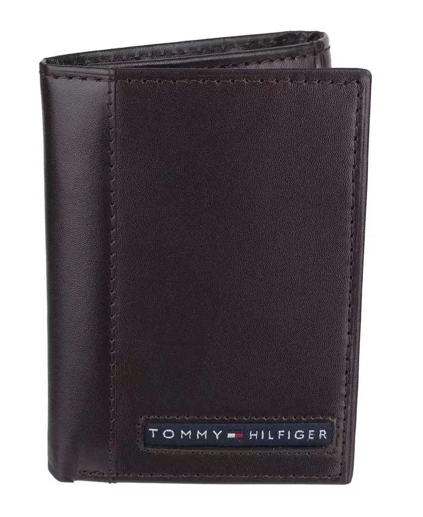 Tommy Hilfiger Men’s Genuine Leather Trifold Wallet 1