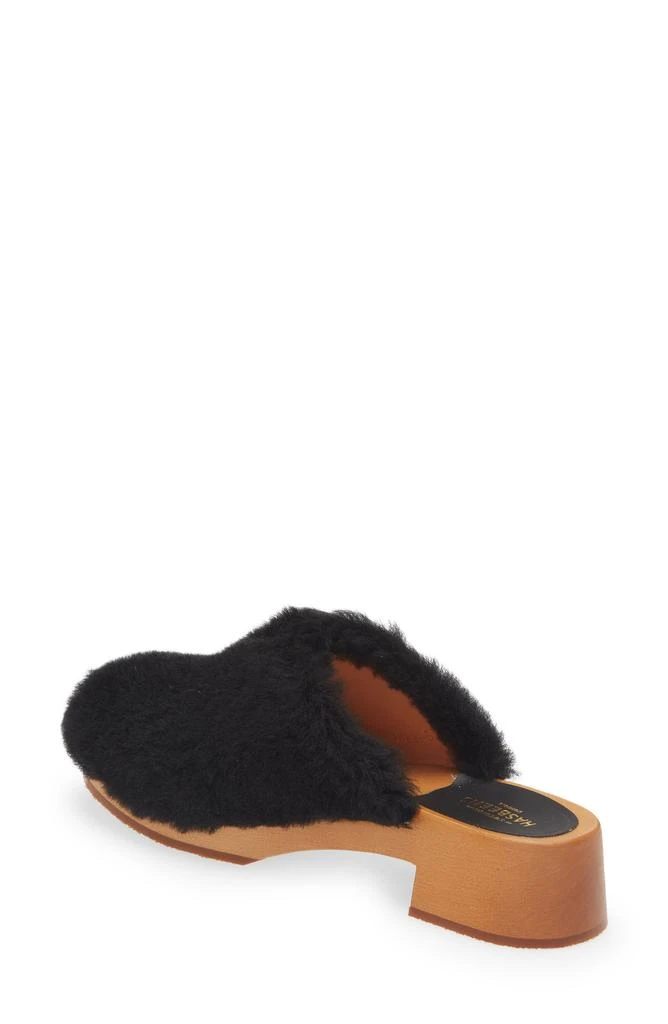 Swedish Hasbeens Fluff Genuine Shearling Clog 2