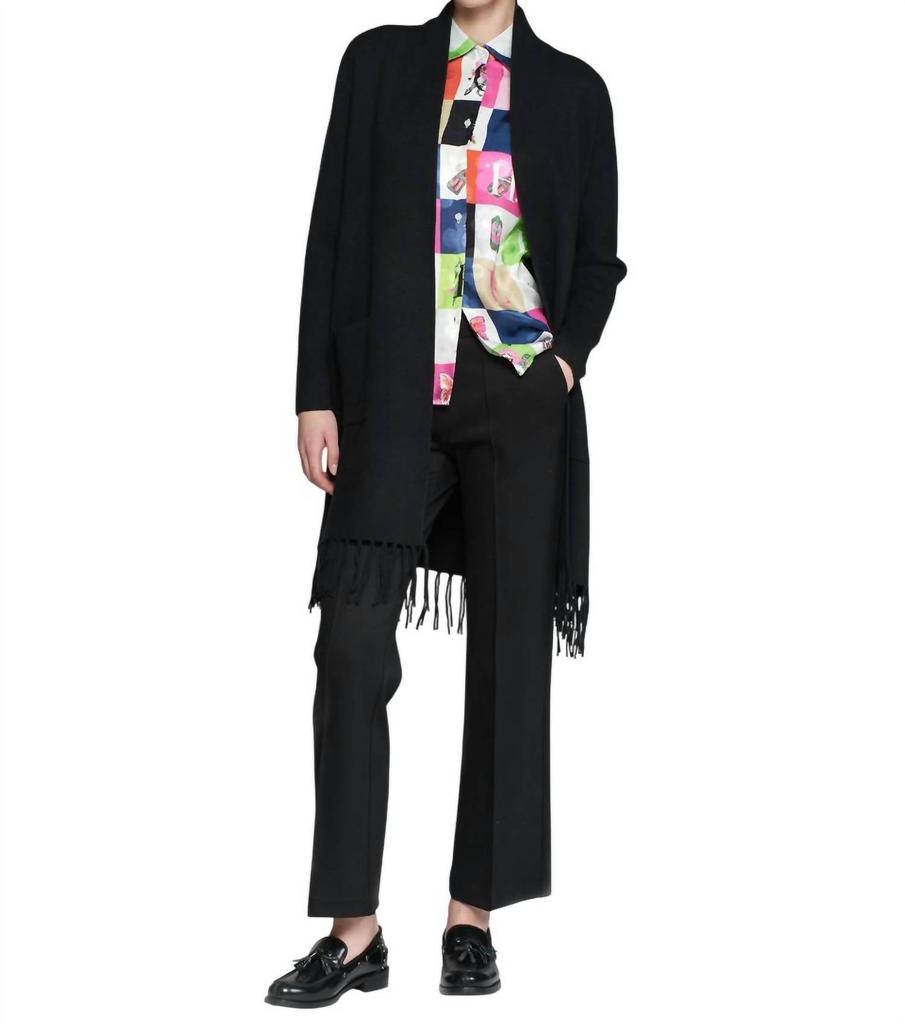 VILAGALLO Vilagallo - Tiger Fringe Duster