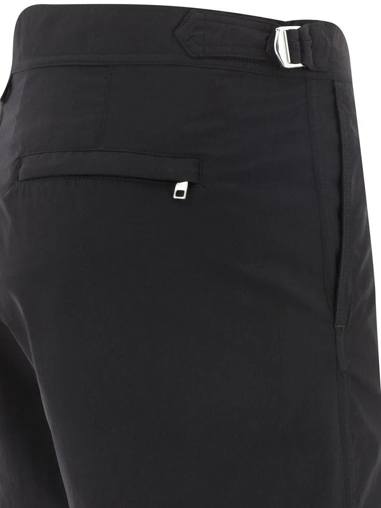 Alexander McQueen Alexander McQueen Straight-Hem Pocketed Swim Shorts 4