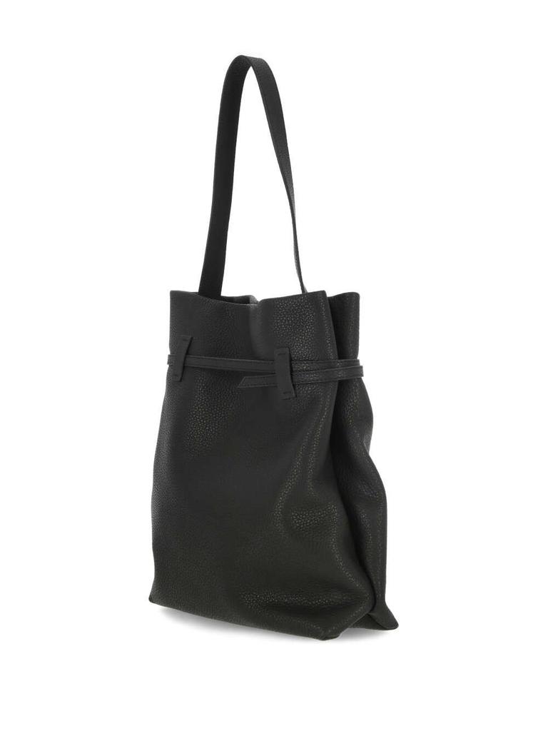 Manu Atelier Manu Atelier Logo Printed Buckle Detailed Tote Bag