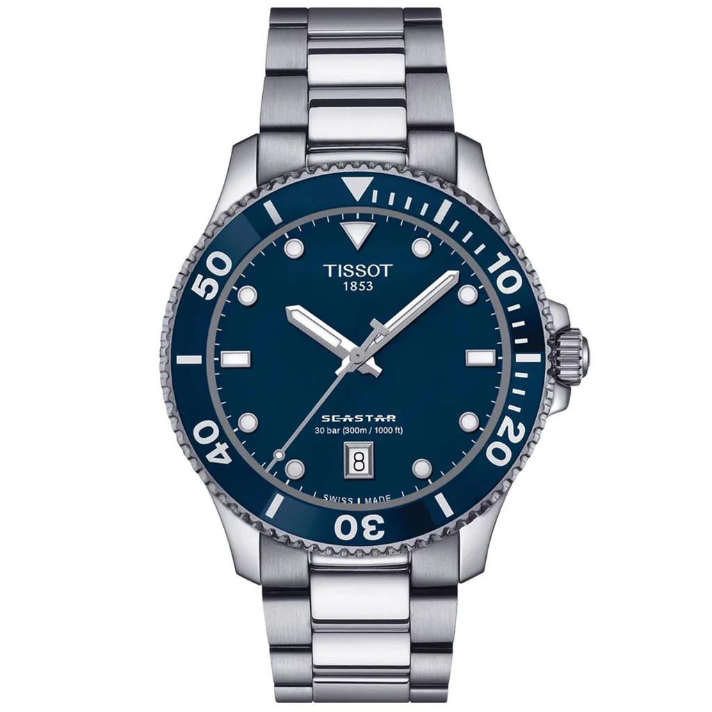 Tissot Men's Seastar 1000 Blue Dial Watch 1