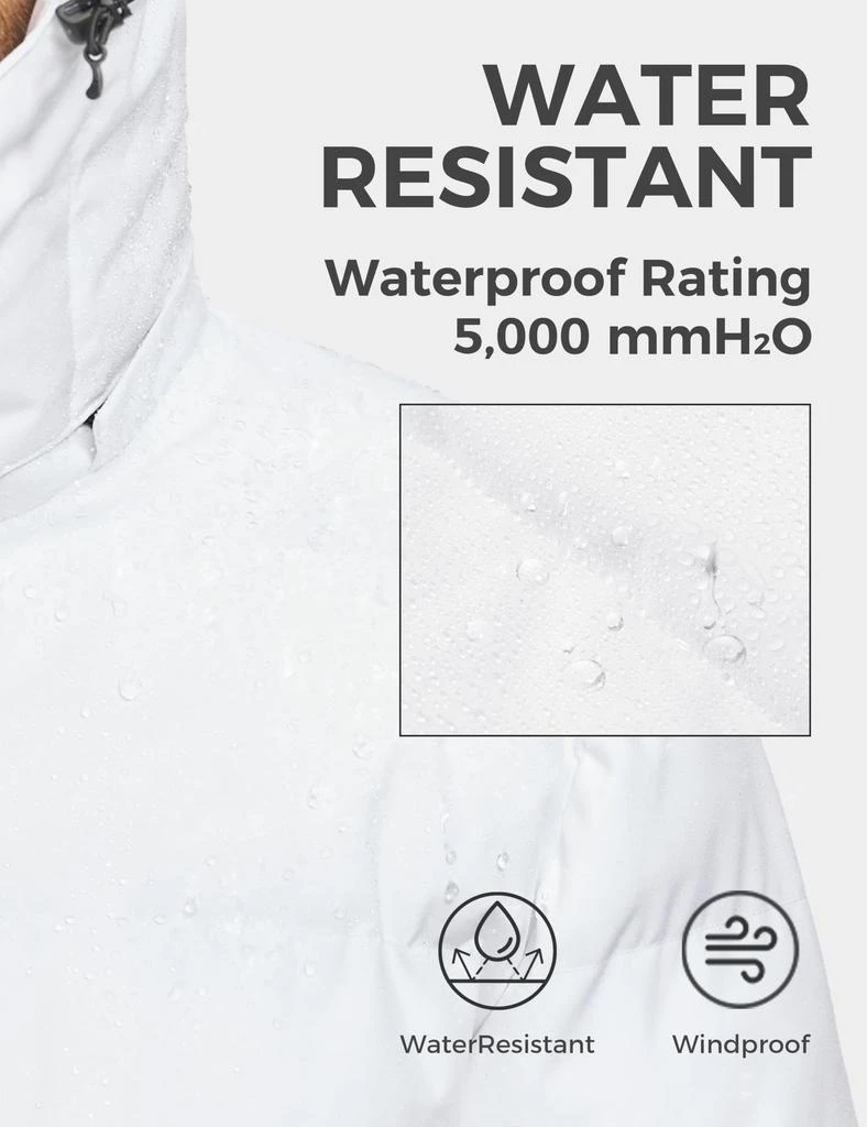 wantdo wantdo Men's Hooded Winter Coat Waterproof Puffer Jacket Warmth Winter Jacket 5