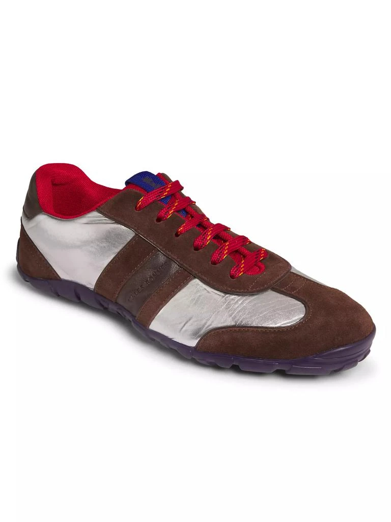 WALES BONNER Dream Study Metallic Low-Top Sneakers 2