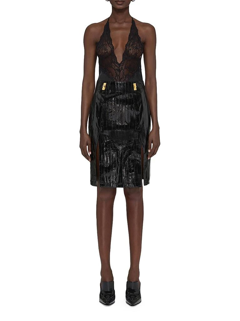 Givenchy Bodysuit in Chandelier Lace and Jersey 2