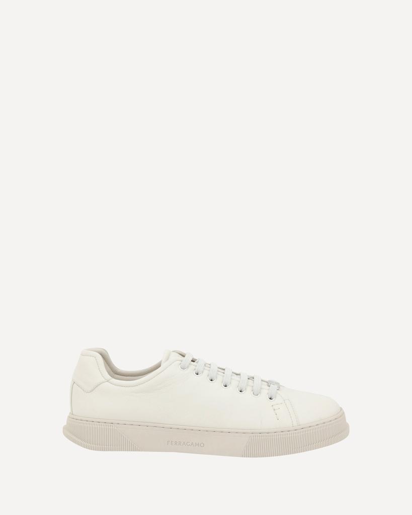 スニーカー SALVATORE FERRAGAMO Ivory Leather Sneakers Salvatore Ferragamo Ivory Leather Sneakers - Casual Shoes