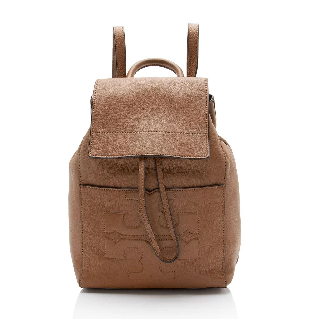 Tory Burch Leather Bombe T Flap Backpack
