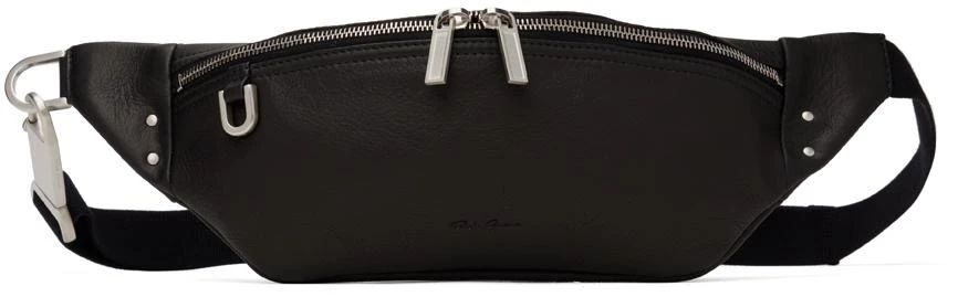Rick Owens Black Porterville Geo Bumbag Pouch 1