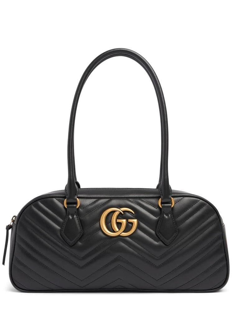 Gucci Gg Marmont Leather Top Handle Bag 1
