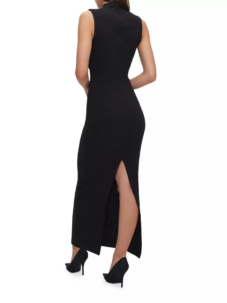 Good American Wide Scrunchie Cut-Out Maxi Dress 4