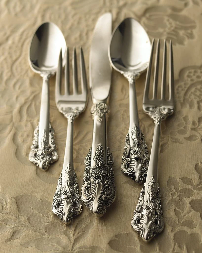 Godinger 92-Piece 20th-Century Baroque Silver-Plated Flatware 1
