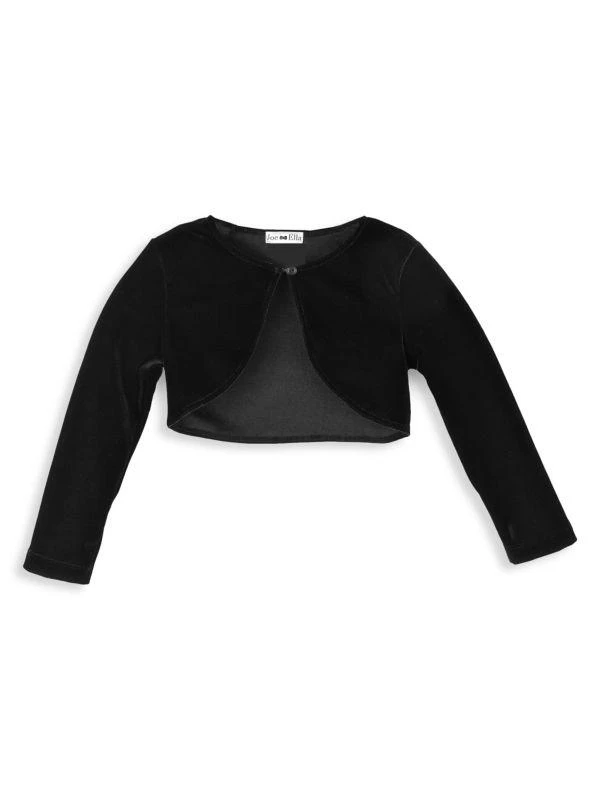 Joe-Ella Little Girl's & Girl's Velvet Bolero Jacket 1