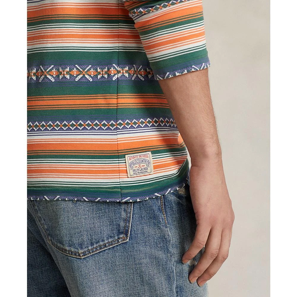 Polo Ralph Lauren Men's Classic-Fit Striped Jacquard T-Shirt 3