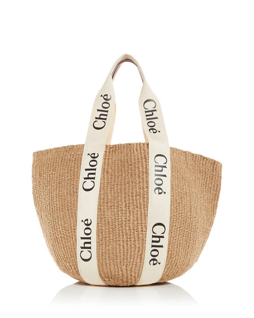 Chloé x Mifuko Woody Large Woven Basket Tote 4