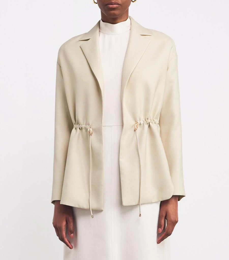 AGNONA Wool-Silk Drawstring Jacket 3