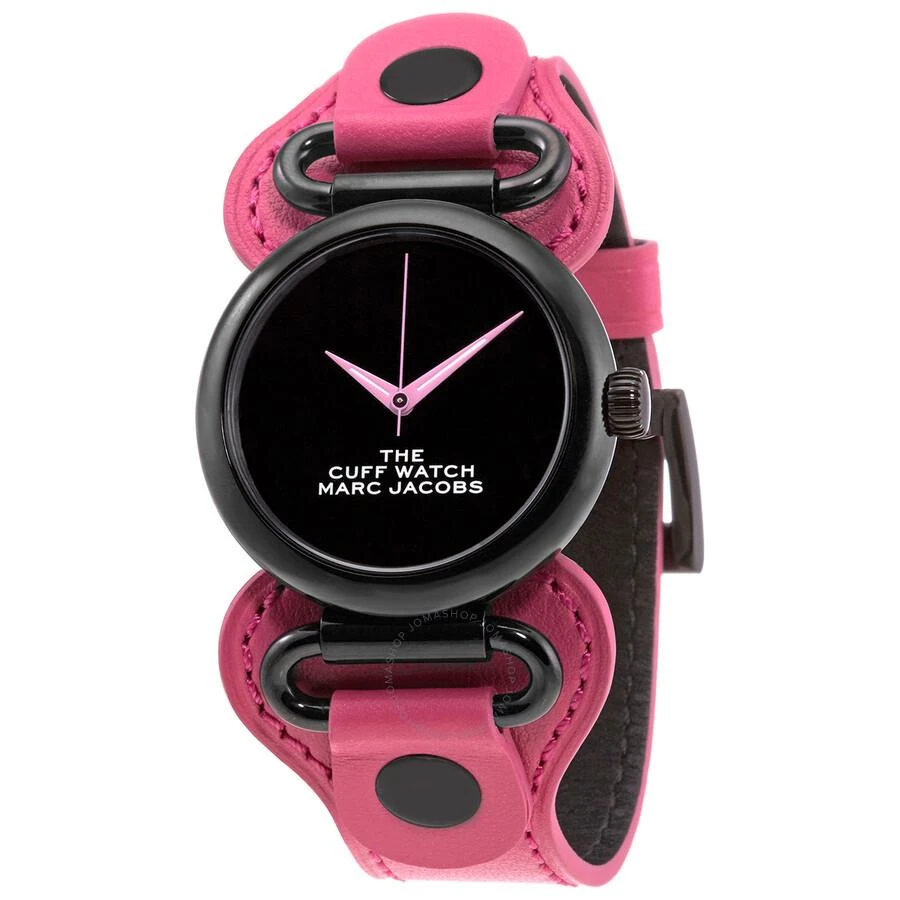 Marc Jacobs The Cuff Quartz Black Dial Ladies Watch MJ0120179296 1