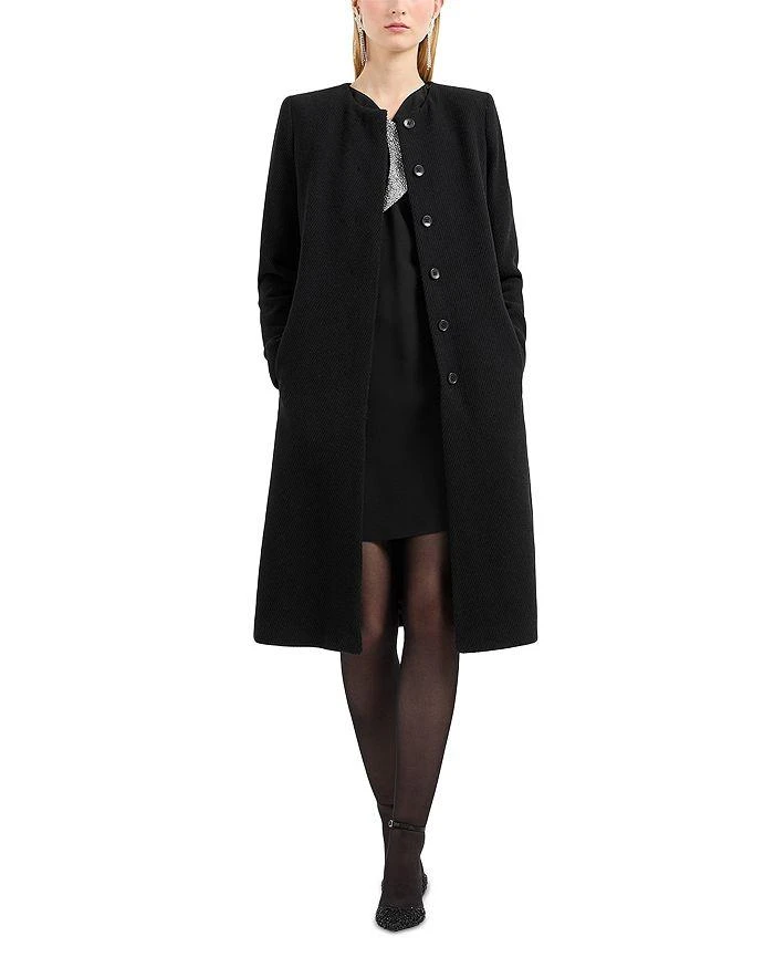 Emporio Armani Foulard Collar Coat 1