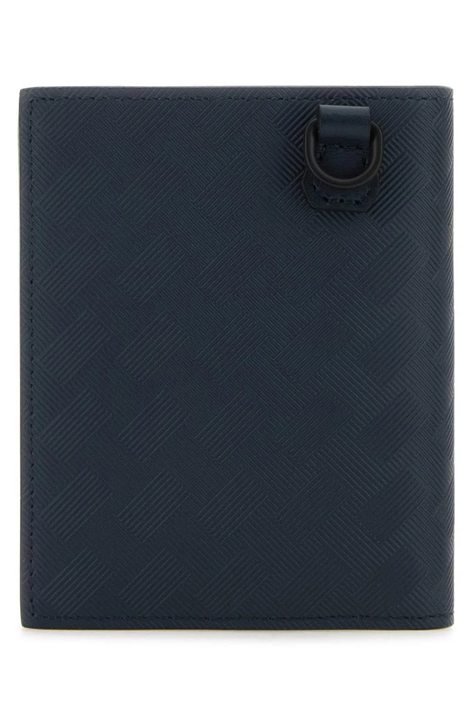 MontBlanc Navy blue leather wallet 2