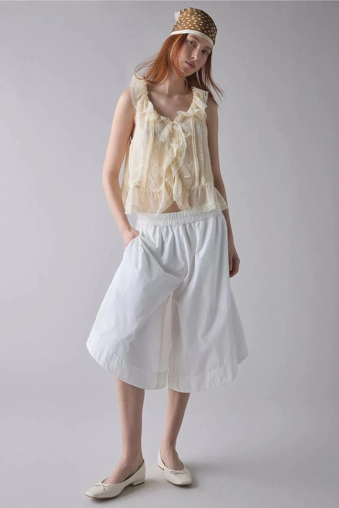 Kimchi Blue Kimchi Blue Cassie Cascading Ruffle Lace Trim Sleeveless Blouse 3