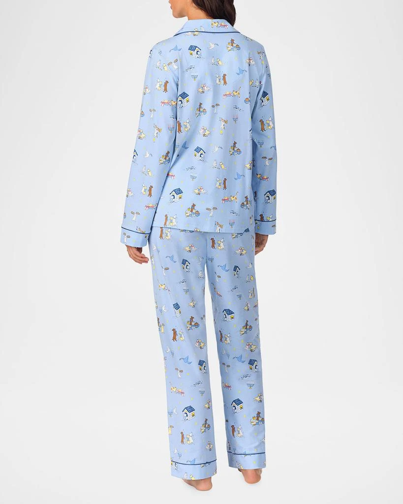 BedHead Pajamas Holiday-Print Organic Cotton Jersey Pajama Set 3
