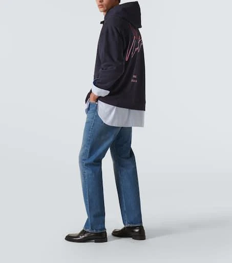 Valentino Logo cotton-blend jersey hoodie 2