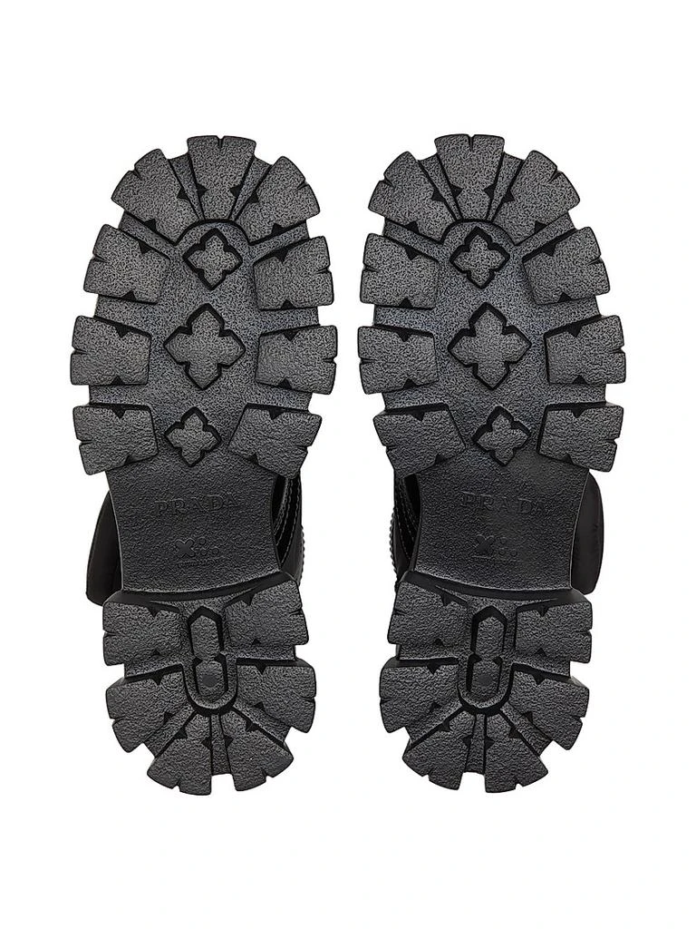 Prada Monolith Brushed Leather and Re-Nylon Boots with Pouch 5