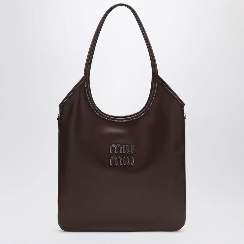 Miu Miu IVY brown leather handbag