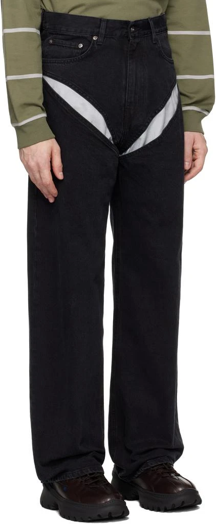 Y/Project Black Cut Out Jeans 2