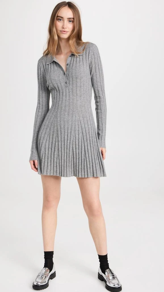 Reformation Walsh Cashmere Collared Mini Dress 4