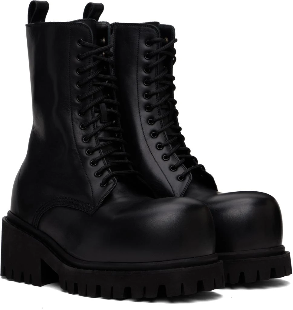 Balenciaga Black Stomper Boots 4
