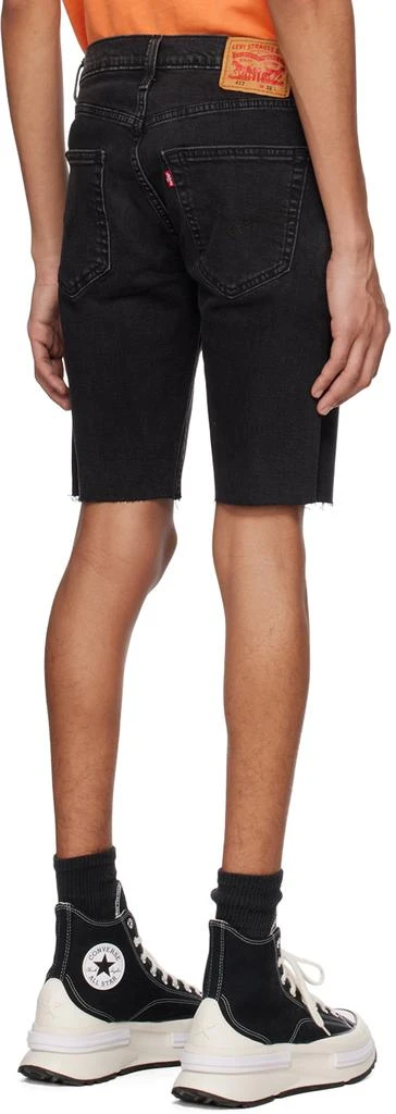 Levi's Black 412 Denim Shorts 3