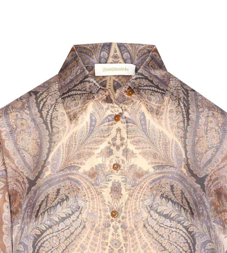 Zimmermann Zimmermann Hypnotic Satin Shirt 4