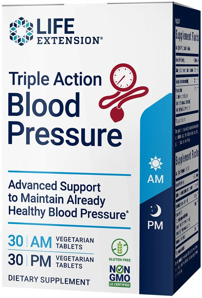 Life Extension Life Extension Triple Action Blood Pressure (60 vegetarian tablets) 1
