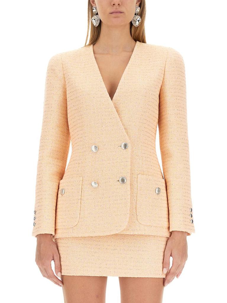 Alessandra Rich Alessandra Rich Pink Viscose Blazer - Suits