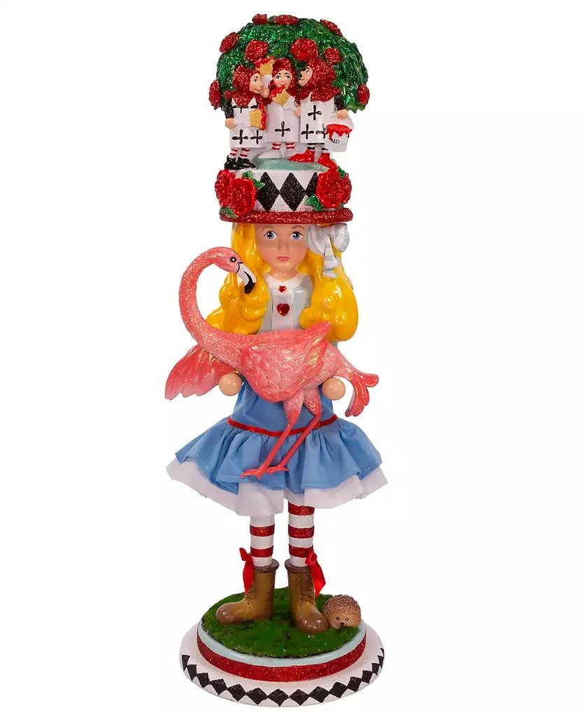 Kurt Adler 19" Hollywood Alice with Flamingo Nutcracker 1