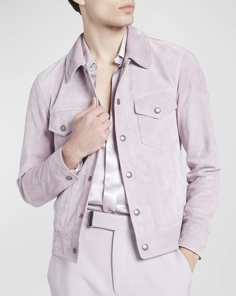 Tom Ford Men's Soft Suede Blouson Jacket 5