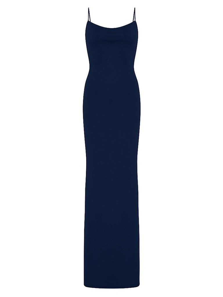 Katie May Jersey Cowl-Back Gown 1