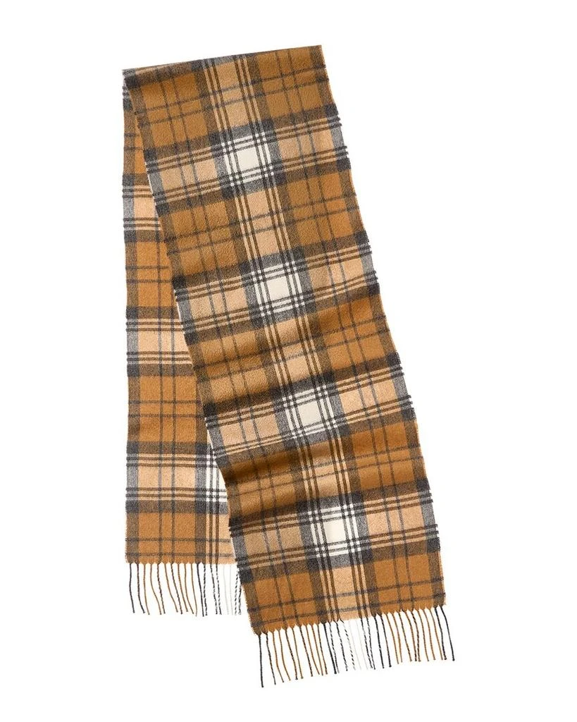 Amicale Cashmere Modern Tartan Cashmere Scarf 1