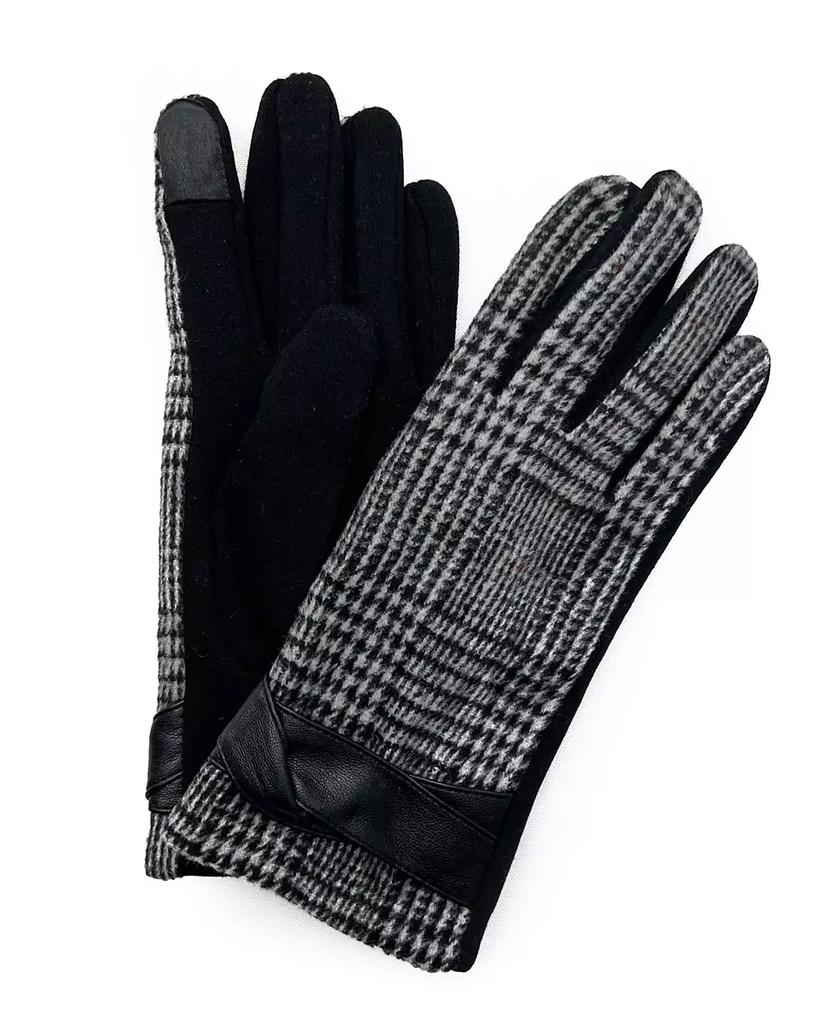 MARCUS ADLER Women's Plaid Jersey Touchscreen Glove