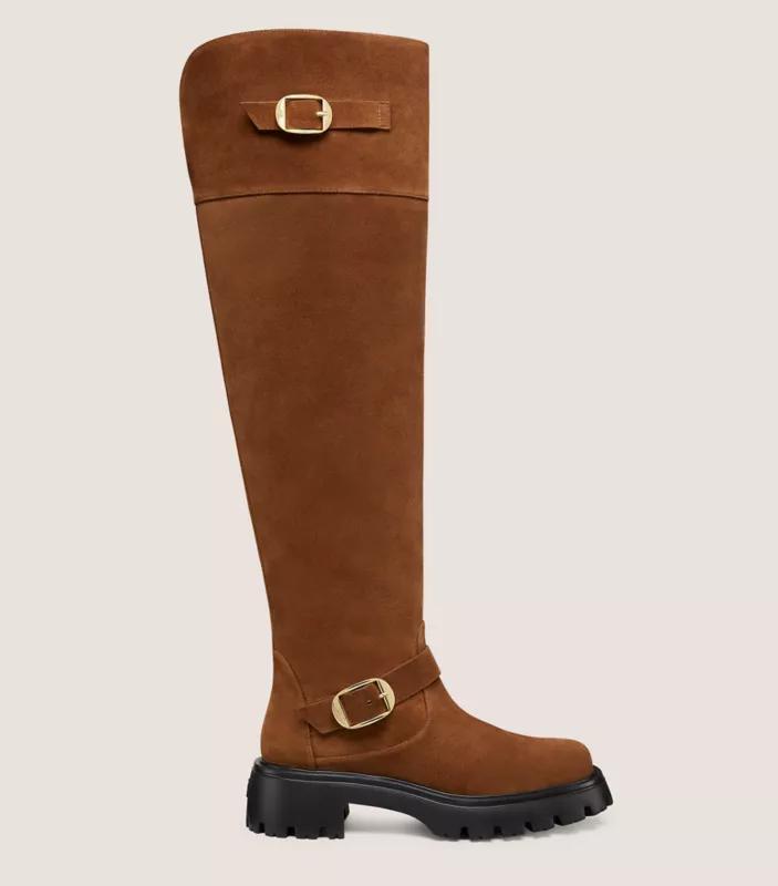 Stuart Weitzman EMERSON MOTO TALL BOOT